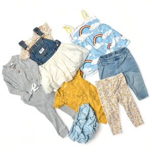 Baby Girl Bundle! Oshkosh B’Gosh, Carters, Cat & Jack, Baby Boden and more!